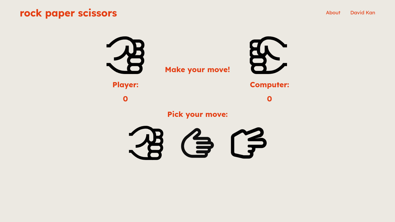 Rock Paper Scissors Game thumbnail